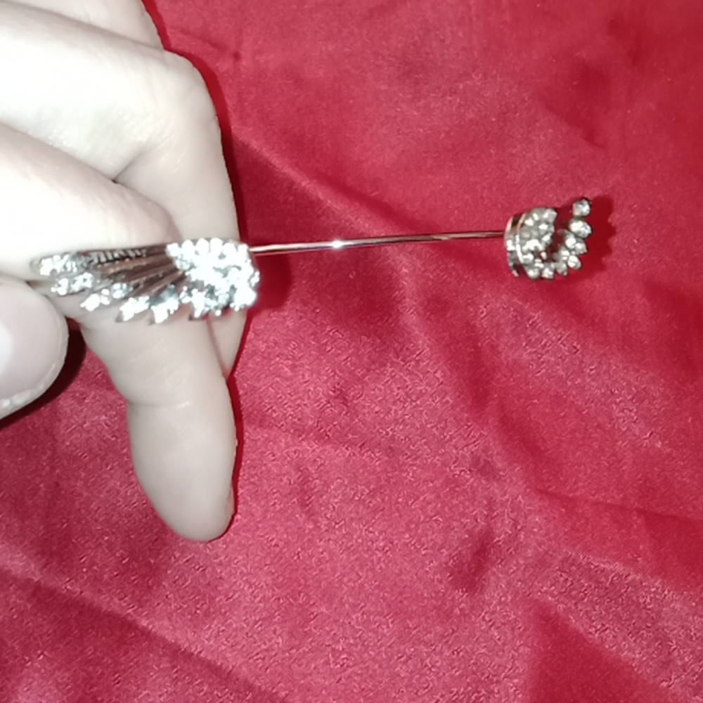 2XHP!! NWT Goth Silver Angel Wings Bracelet! - Picture 2 of 11